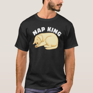 Camiseta Cachorro Ouro Retriever Nap Dormindo Pajama Nig