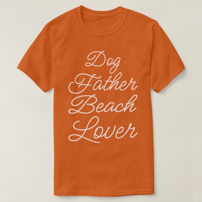 Camiseta Cachorro Padre Beach Lover II (Frente do Design)