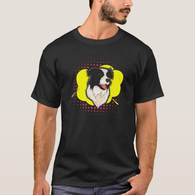 Camiseta Cachorro Pai Cachorro Povoado Proprietário de Anim (Frente)