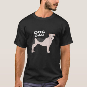 Camiseta Cachorro Pai Homem Pit Bull Terrier Americano Pret