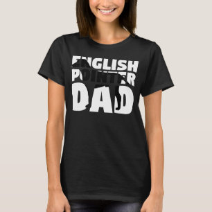 Camiseta Cachorro Pai Inglês Pai Ponteiro Inglês