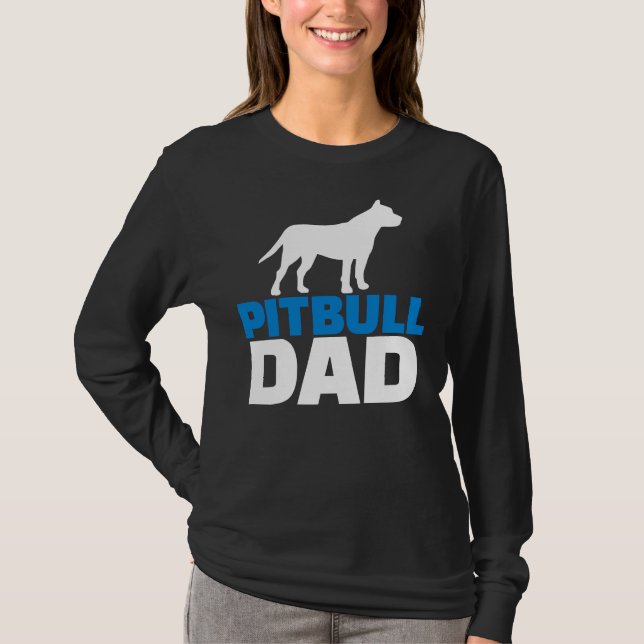 Camiseta Cachorro Pai Pitbull (Frente)