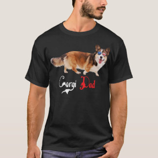 Camiseta Cachorro Papá Pai Corgi584