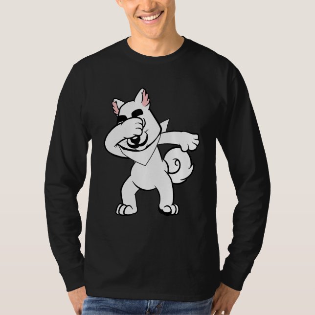 Camiseta Cachorro Para Cão German shepherd Teto (Frente)