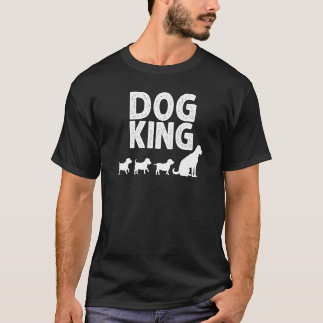 Camiseta Cachorro Para Homens Pai Vovô (Frente)