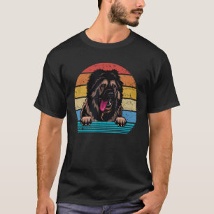 Camiseta Cachorro-Pastor Caucasiano Retro Vintage