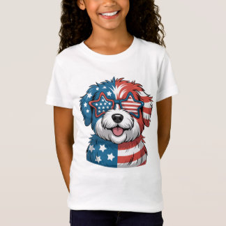 Camiseta Cachorro Patriota