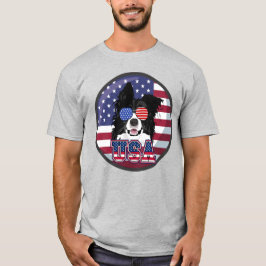Camiseta Cachorro Patriota EUA