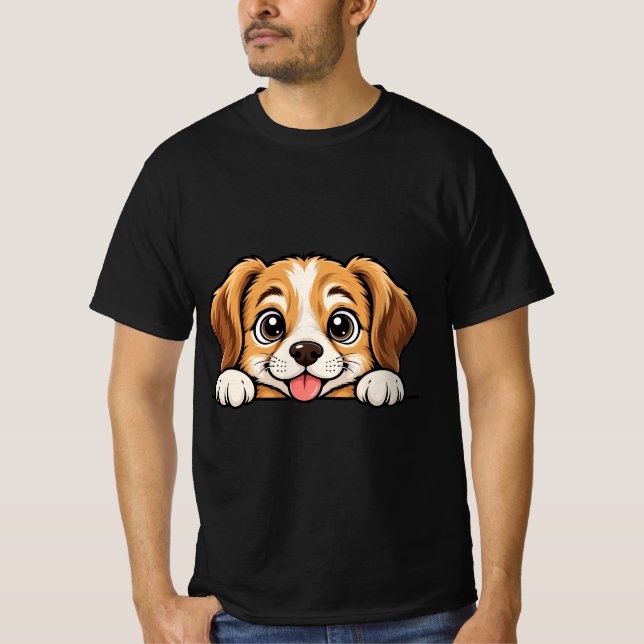 Camiseta Cachorro Peekaboo (Frente)