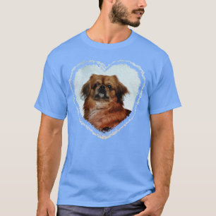 Camiseta Cachorro Pekingês bonito