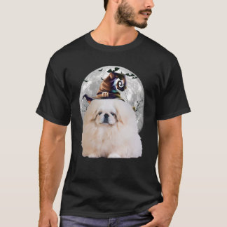 Camiseta Cachorro Pekingês E Cachorro Do Dia Das Luas