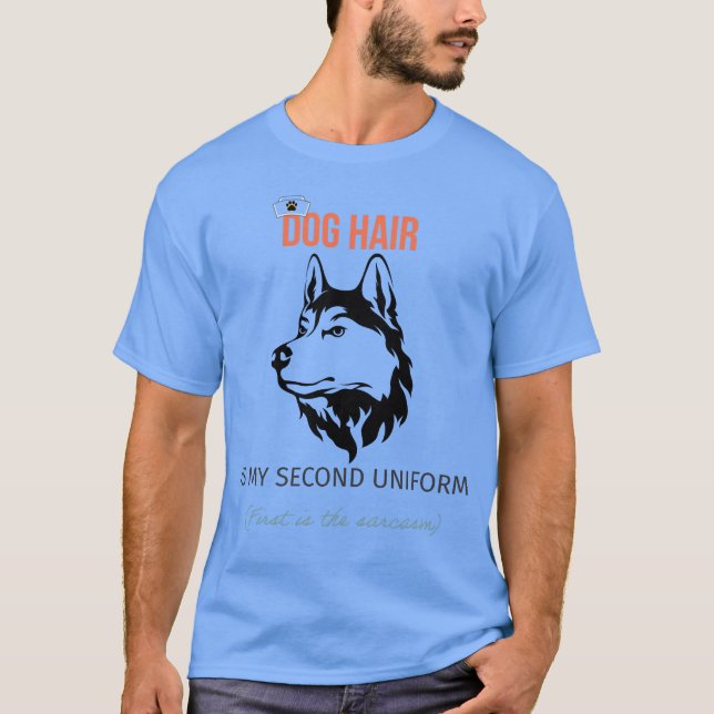 Camiseta Cachorro Pelo É Meu Segundo Uniforme – An (Frente)
