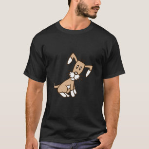 Camiseta Cachorro Pequeno Feliz Animal de Estimação Fofo Di