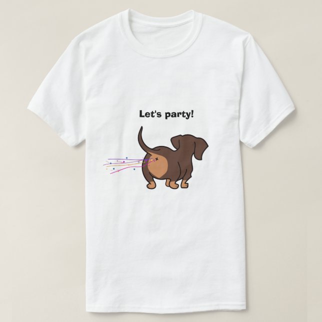 Camiseta Cachorro Pequeno Que Peida (Frente do Design)