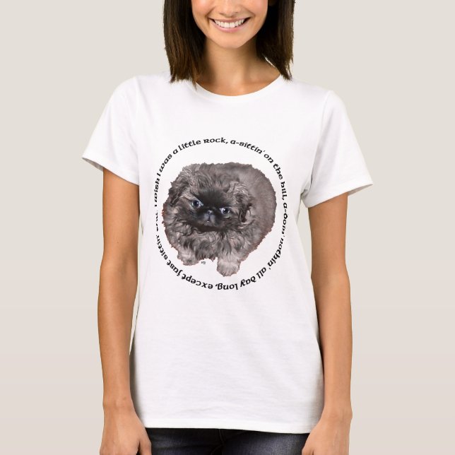 Camiseta Cachorro Pequinês Ditty (Frente)