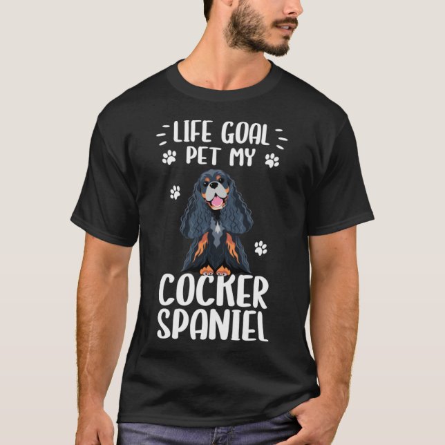 Camiseta Cachorro, Pet My Cocker Spaniel Dog (Frente)