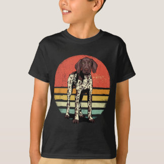Camiseta Cachorro-pintor alemão "Shorired" - Cachorro-retrô
