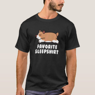 Camiseta Cachorro Pit Bull Dog Sonolento Favorito Engraçado