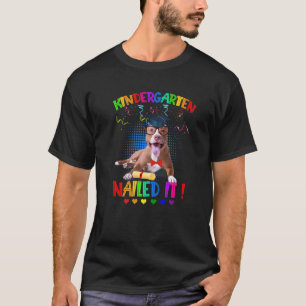 Camiseta Cachorro Pit Bull Engraçado Turma de Formatura do