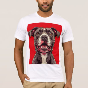 Camiseta Cachorro Pitbull