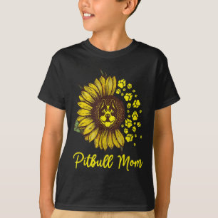 Camiseta Cachorro Pitbull Tatuagem Eu Amo Mamãe Tatuada Lov