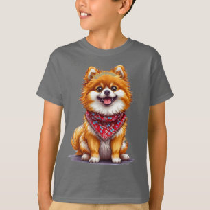 Camiseta Cachorro Pomerânia adorável