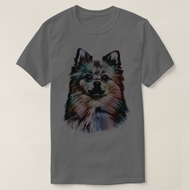 Camiseta Cachorro Pomerano (Frente do Design)