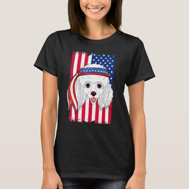 Camiseta Cachorro Poodle (Frente)