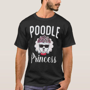Camiseta Cachorro Poodle Princesa Poodle