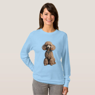 Camiseta Cachorro Portrait de Poodle
