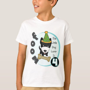 Camiseta Cachorro Povoado 4º Aniversário T-shirts e present
