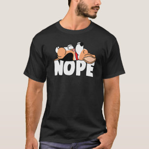 Camiseta Cachorro Preguiçoso Nopa Cachorro Preguiçoso