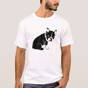Camiseta Cachorro Preto Fofo do Bulldog Francês