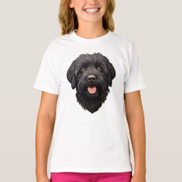 Camiseta Cachorro Preto Labradoodle