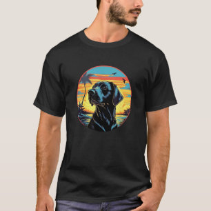 Camiseta Cachorro Preto Labrador Retriever Fofo