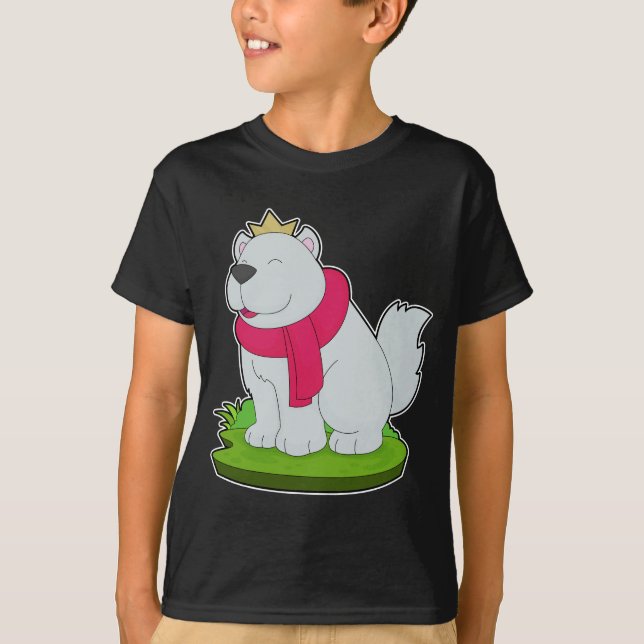 Camiseta Cachorro Príncipe Crown (Frente)