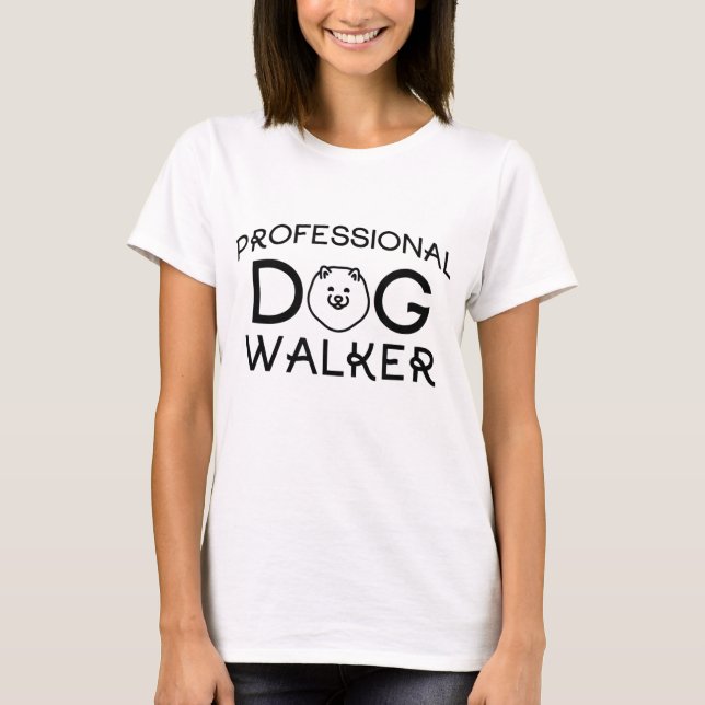 Camiseta Cachorro profissional Walker Puppy Pet Lover (Frente)