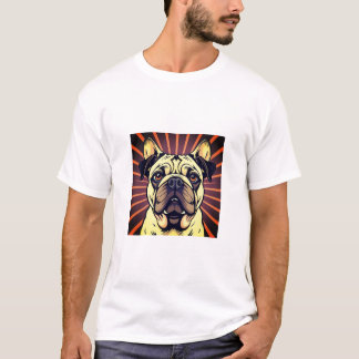 Camiseta cachorro Pug