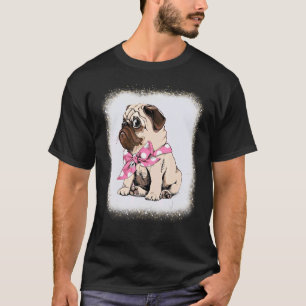 Camiseta Cachorro Pug Bebê Fofo Amor r Pai Mãe Menino Menin