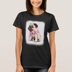 Camiseta Cachorro Pug Bebê Fofo Amor r Pai Mãe Menino Menin