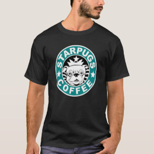 Camiseta Cachorro Pug Café Starpugs