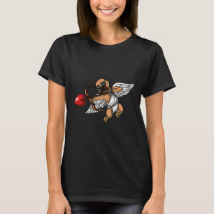 Camiseta Cachorro Pug Cupido Clássico 459
