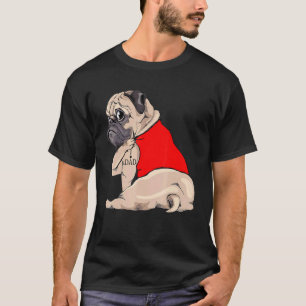 Camiseta Cachorro Pug Eu Amo Pai Tatuagem Família