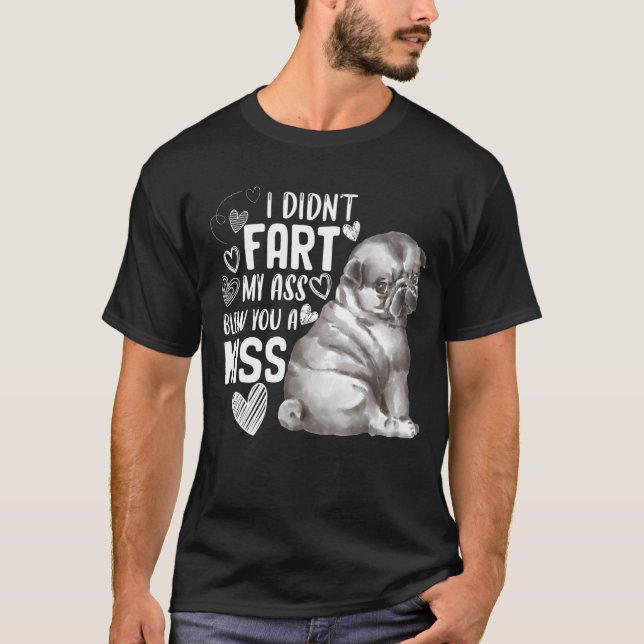 Camiseta Cachorro Pug Fofinho Filhote (Frente)