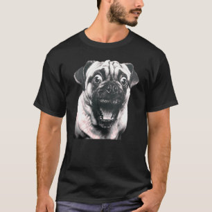 Camiseta Cachorro Pug Fofo Animal Puma Pantera Arco-Íris Hi