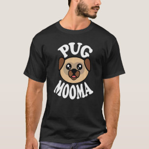 Camiseta Cachorro Pug Fofo Mooma