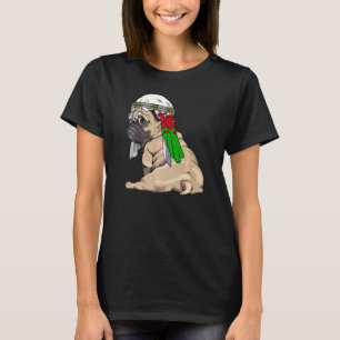 Camiseta Cachorro Pug Fofo Retro Orgulho Bandeira do País d