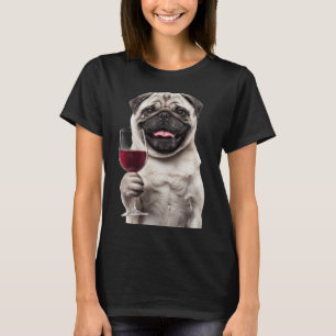Camiseta Cachorro Pug no Modo Lanche – Ilustração Divertida