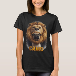 Camiseta Cachorro Pug "Preso por Excesso de Cuteza"