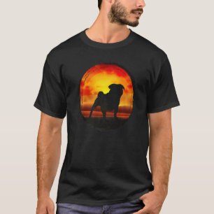 Camiseta Cachorro Pug Retro 5